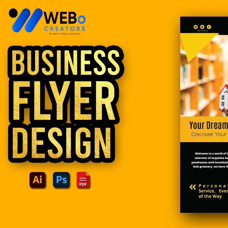 Creative Flyer Design for Moving Company in Nevada City | Flyer for Removals Services