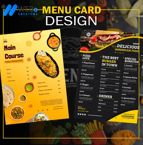 Restaurant digital menu board Nevada City menu printing services online food menu design 2026